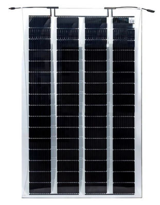 210-220w Double verre Bipv bâtiment intégré photovoltaïque 45% transmission 4*18 cellules solaires