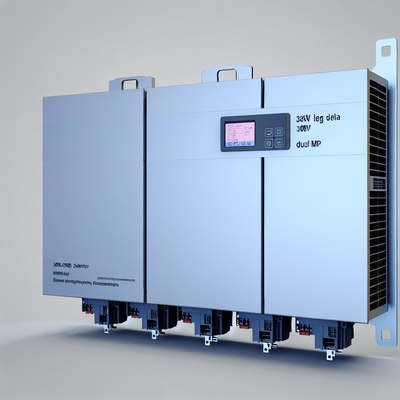 Invertisseur hybride delta haute jambe de 30 kW 480 V avec double MPPT et sortie en phase séparée pour applications industrielles