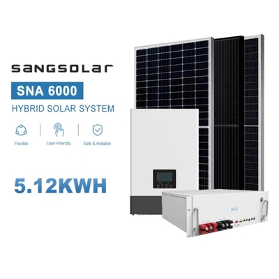 6KW 12KW 18KW Stockage 10KW Système complet de batterie solaire hors réseau pour la maison