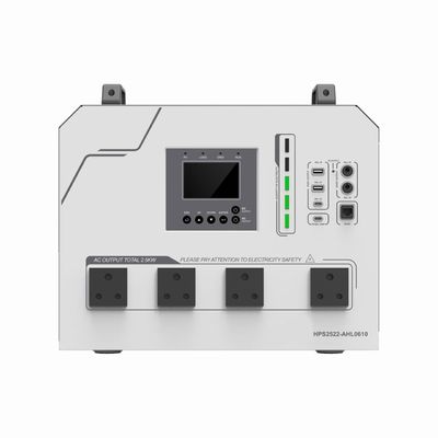 Système de sauvegarde de batterie LiFePO4 haute puissance de 2500W avec une capacité de 102Ah et un MPPT de 60A pour la maison et les entreprises